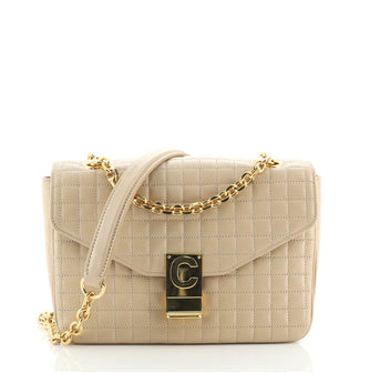 Celine C Bag Quilted Leather Medium
