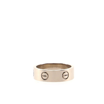 Cartier Love Wedding Band Ring 18K White Gold