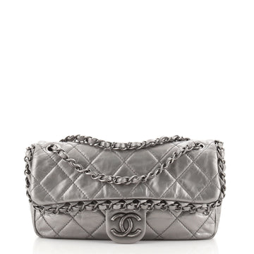 Chanel Chain Me Flap Bag Quilted Calfskin Medium
