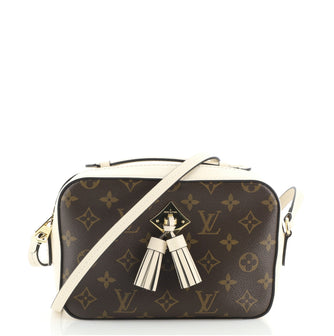 Louis Vuitton Saintonge Handbag Monogram Canvas with Leather