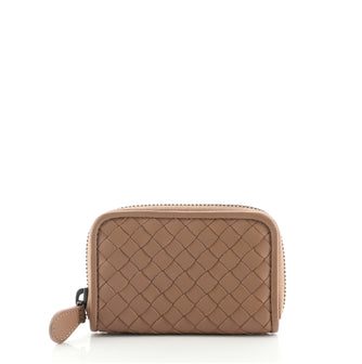 Bottega Veneta Zip Coin Purse Intrecciato Nappa
