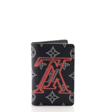 Louis Vuitton Pocket Organizer Limited Edition Upside Down Monogram Ink