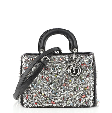 Christian Dior Diorissimo Tote Embellished Satin Mini