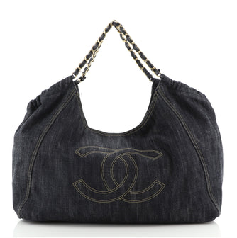 Chanel Coco Cabas Denim Large