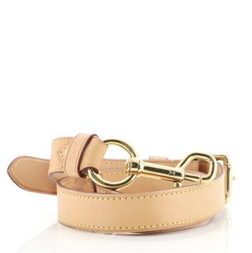 Louis Vuitton Adjustable Shoulder Strap Vachetta Leather 25mm