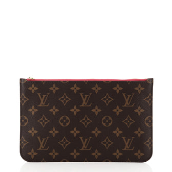 Louis Vuitton Neverfull Pochette Monogram Canvas Large