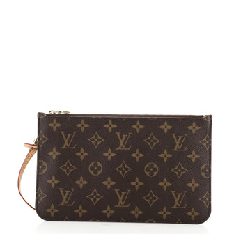 Louis Vuitton Neverfull Pochette Monogram Canvas Large