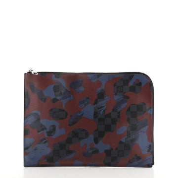Louis Vuitton Pochette Jour Limited Edition Camouflage Damier Cobalt GM