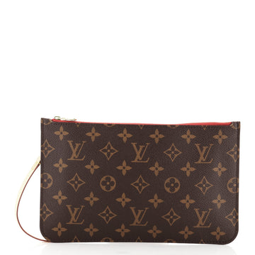 Louis Vuitton Neverfull Pochette Monogram Canvas Large