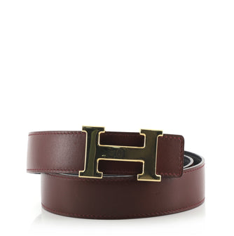Hermes Constance Reversible Belt Leather Medium