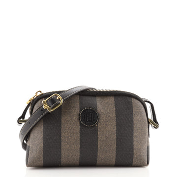 Fendi Vintage Pequin Crossbody Coated Canvas Small