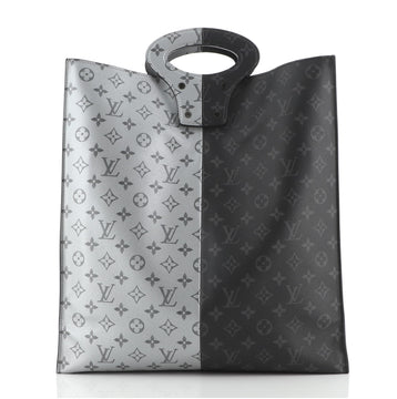 Louis Vuitton North South Tote Monogram Eclipse Split Canvas