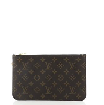 Louis Vuitton Neverfull Pochette Monogram Canvas Large