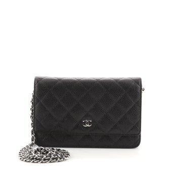 Chanel Wallet on Chain Quilted Caviar
