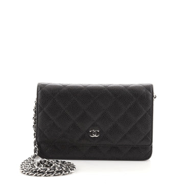 Chanel Wallet on Chain Quilted Caviar