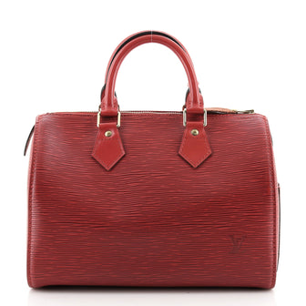 Louis Vuitton Speedy Handbag Epi Leather 25