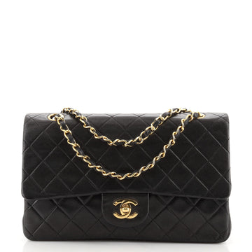 Chanel Vintage Classic Double Flap Bag Quilted Lambskin Medium