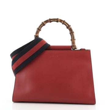 Gucci Nymphaea Top Handle Bag Leather Small