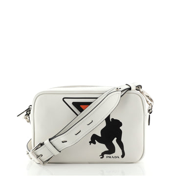 Prada Camera Bag Printed City Calf Medium