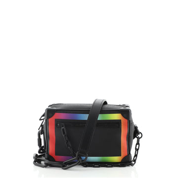 Louis Vuitton Soft Trunk Bag Rainbow Taiga Leather Mini