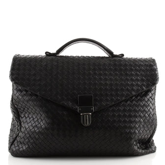 Bottega Veneta Envelope Briefcase Intrecciato Nappa Large