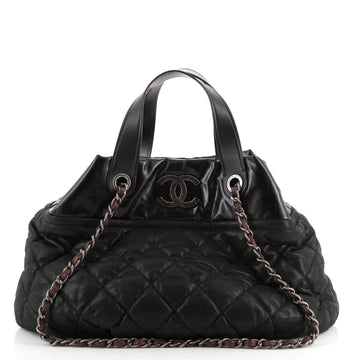 Chanel In The Mix Tote Quilted Iridescent Calfskin Large