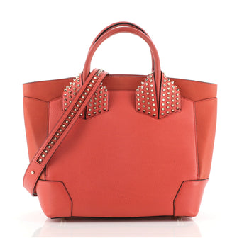 Christian Louboutin Eloise Satchel Spiked Leather Large