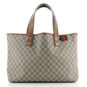 Gucci Web Loop Tote GG Coated Canvas Medium