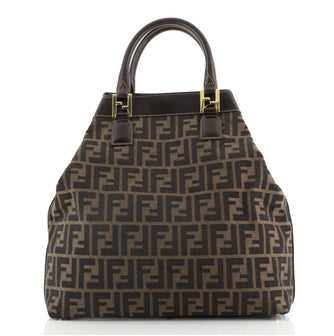 Fendi Vintage Open Tote Zucca Canvas Medium