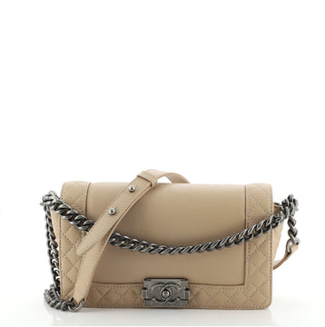Chanel Reverso Boy Flap Bag Calfskin Old Medium