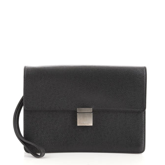 Louis Vuitton Selenga Pouch Taiga Leather