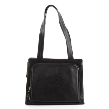 Chanel Vintage Timeless Front Pocket Tote Caviar Medium