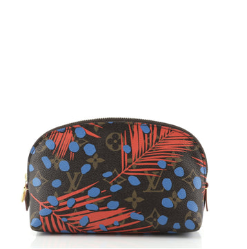 Louis Vuitton Cosmetic Pouch Limited Edition Monogram Jungle Dots