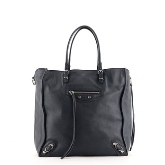 Balenciaga Papier A5 Zip Around Classic Studs Bag Leather