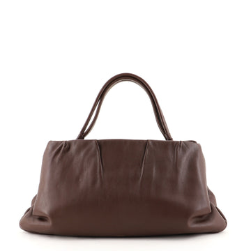 Celine Purse Top Handle Bag Leather Medium