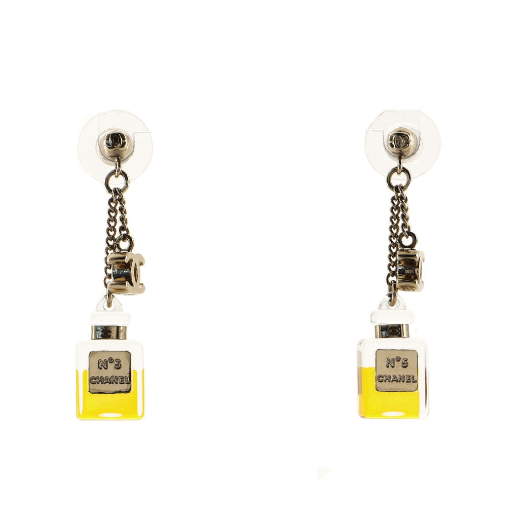 New Chanel No. 5 perfume bottle earrings – Dina C's Fab and Funky  Consignment Boutique