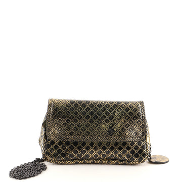 Bottega Veneta Expandable Chain Crossbody Bag Intrecciomirage Leather Small