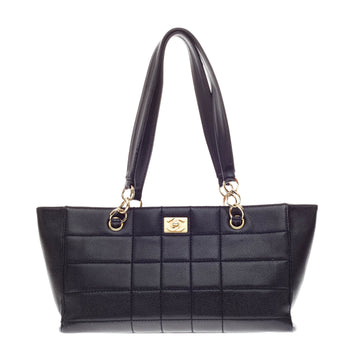 Chanel Chocolate Bar Quilt Caviar Tote
