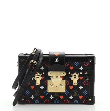 Louis Vuitton Petite Malle Handbag Limited Edition Game On Multicolor Monogram