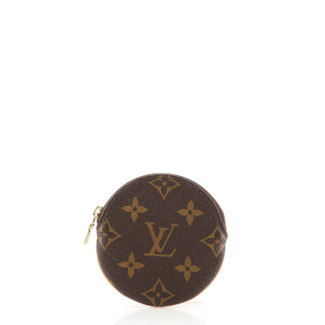 Louis Vuitton Round Coin Purse Monogram Canvas
