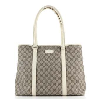 Gucci Joy Plus Tote GG Coated Canvas Large