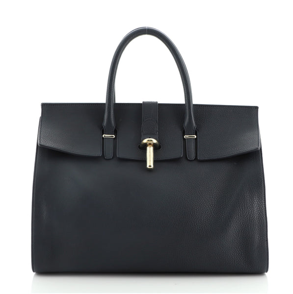 Balenciaga Tube Round Tote Leather Medium 75288 - Main Image