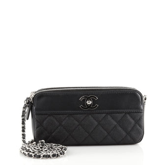 Chanel Wallet on Chain Quilted Caviar Mini