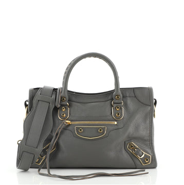 Balenciaga City Classic Metallic Edge Bag Leather Small