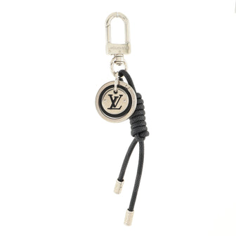 Louis Vuitton Rope Key Holder Metal and Damier Canvas