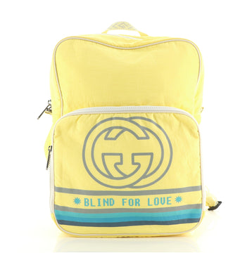 Gucci 80's Patch Backpack Nylon Medium