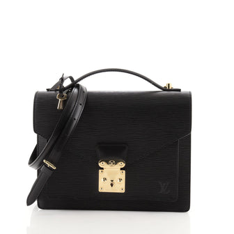 Louis Vuitton Monceau Handbag Epi Leather