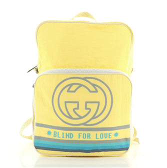 Gucci 80's Patch Backpack Nylon Medium