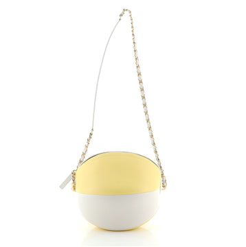 Chanel Beach Ball Shoulder Bag Calfskin Leather Small