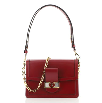 Louis Vuitton Dauphine Shoulder Bag Calfskin MM